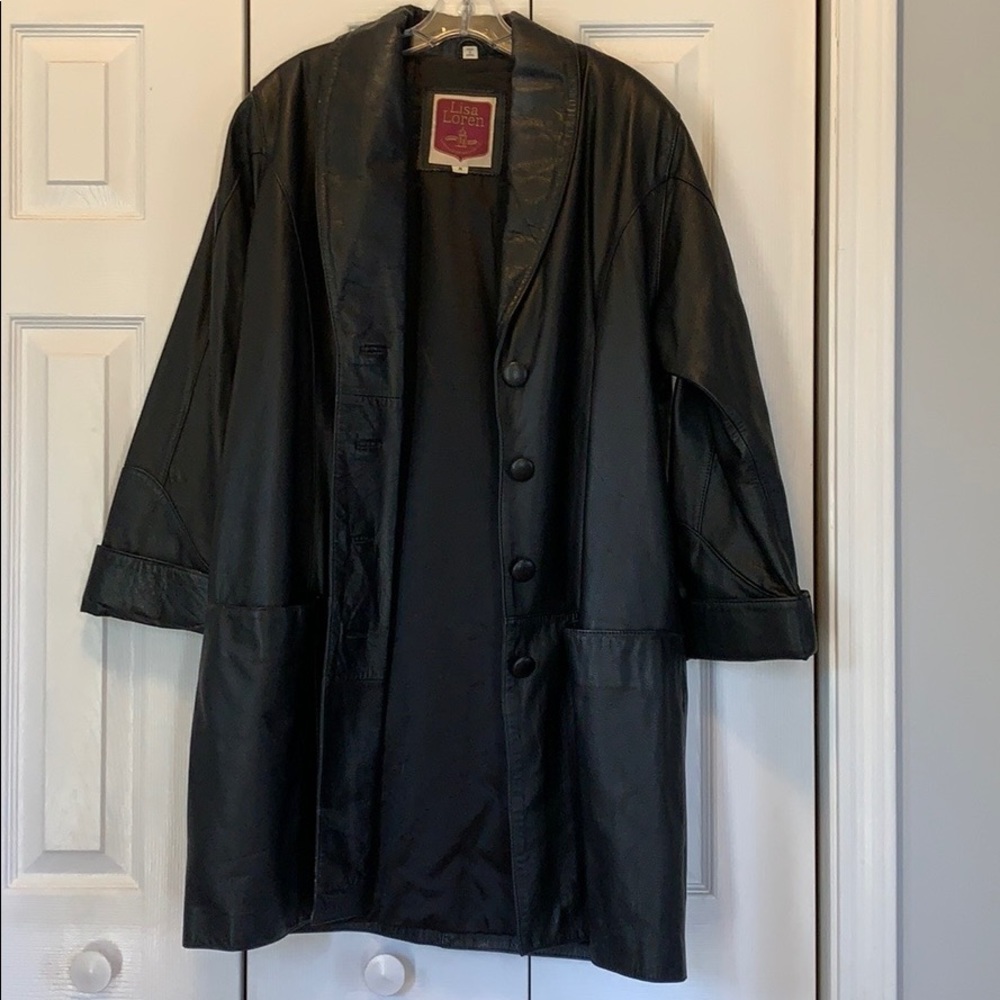 Leather Trench Coat